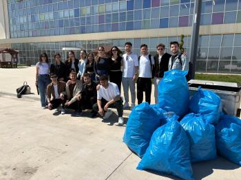 Beden Eğitimi ve Spor Öğretmenliği Bölümü Öğrencilerinden Çevre Duyarlılığı Etkinliği