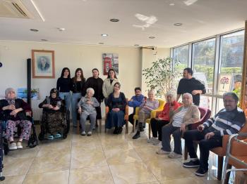 “Topluma Hizmet ve Sosyal Sorumluluk Uygulamaları” Dersi Kapsamında Huzurevinde Anlamlı Etkinlik