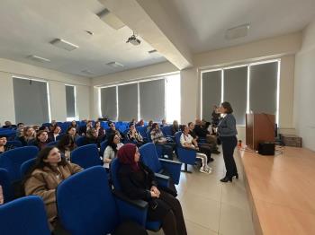 Bölümümüz ve Engelsiz Üniversite Öğrenci Birimi Koordinatörlüğü "Uyarlanmış Eğitim" konulu bilgilendirme sunumu gerçekleştirdi