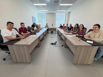 A meeting was held in our department as part of the accreditation process.