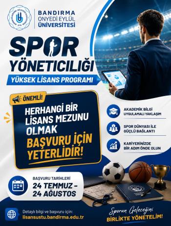 Applications for postgraduate studies for the Fall Semester of the 2026-2027 academic year have begun.