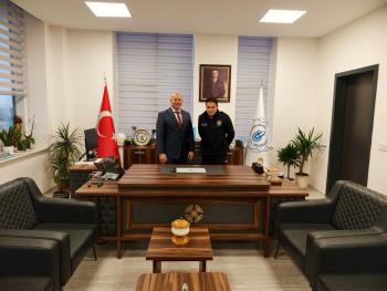Bandırma İlçe Emniyet Müdürü’nden Spor Bilimleri Fakültemize Ziyaret